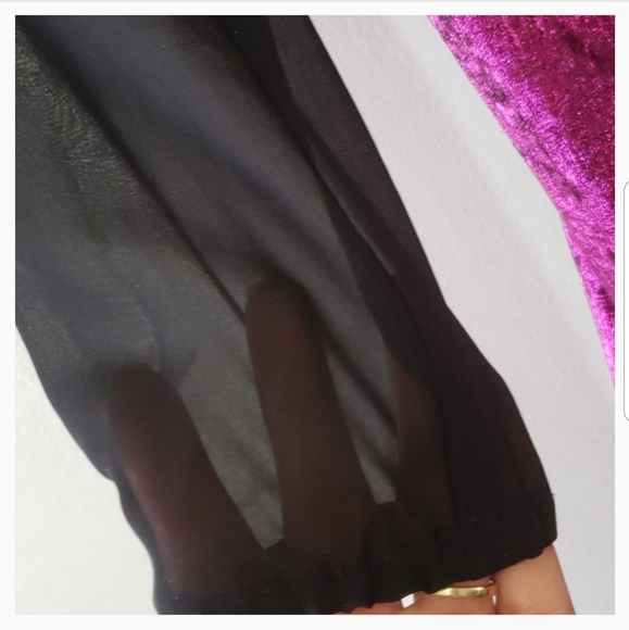 Ronni Nicole pink shiny maxi dress - Picture 3 of 8